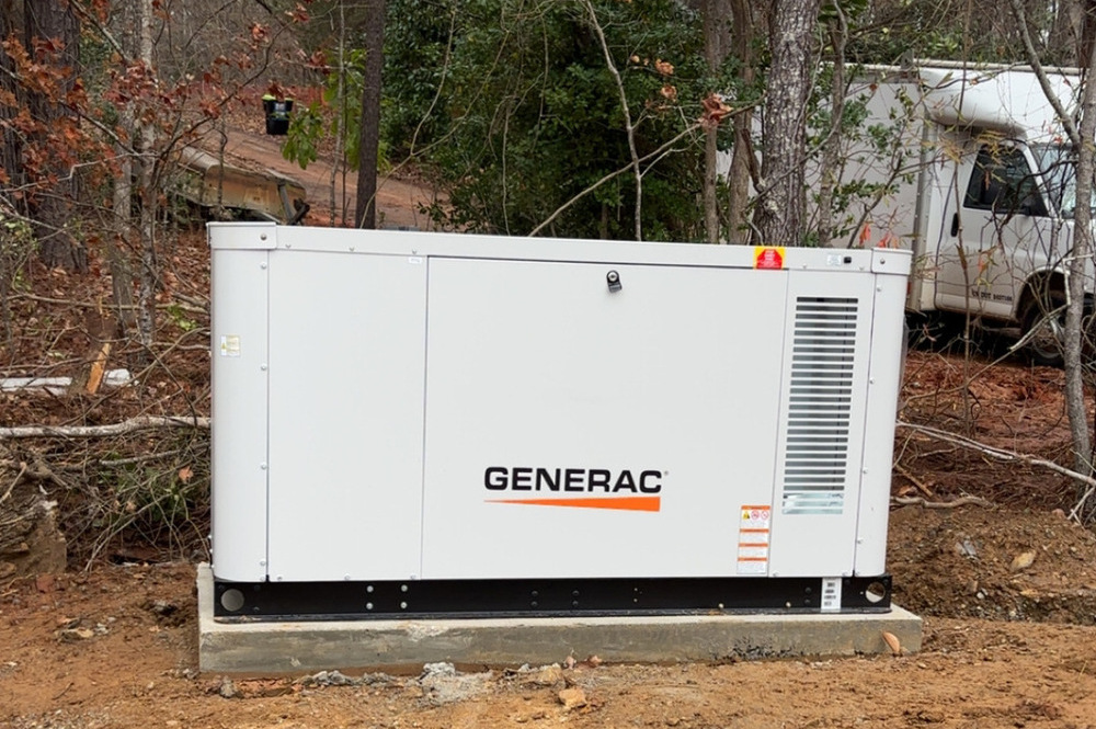 Commercial Generac generator installation