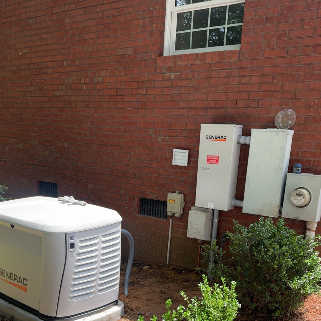 Residential Generac standby generator installed by Abel Generators